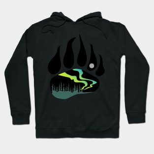 Northern Lights Bear Indigenous WAWEZHI CANADA Hoodie